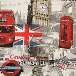 Bedrucktes London-Vintage-Canvas - Ribes y Casals
