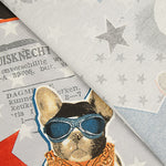 Bedrucktes Canvas „Rocker-Hunde“ - Ribes y Casals