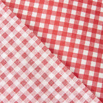 Rote Harz-Tischdecke Vichy Quadrate Harz beschichtete Tischdecke - Ribes y Casals