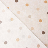 Tischtuch aus Harz Polka Dots Beige y Senf - Ribes y Casals