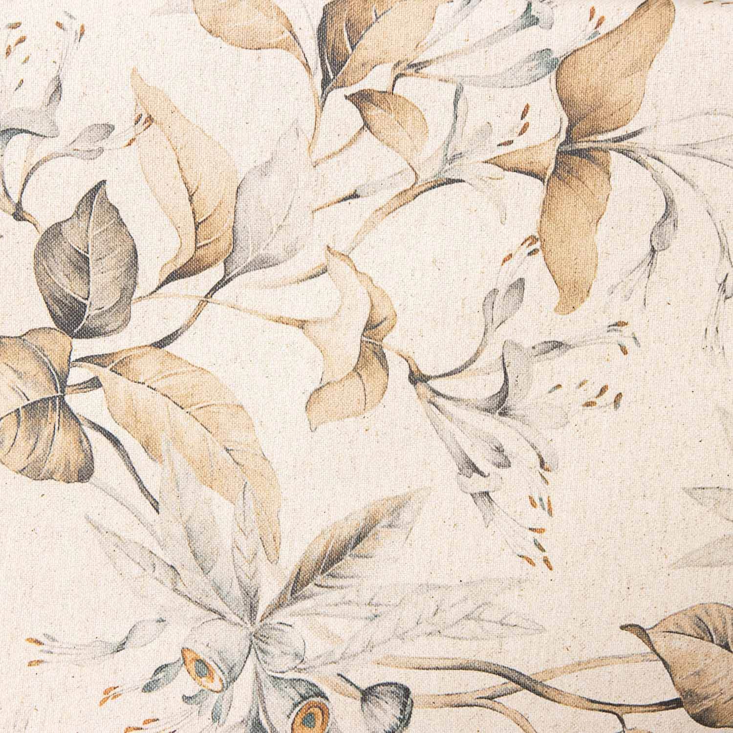 Fleckenabweisende Tischwäsche mit Blumenmuster in Beige - Ribes y Casals