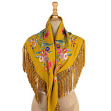Bestickter Albero Flamenco Schal klein - Ribes y Casals