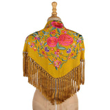 Bestickter Albero Flamenco Schal klein - Ribes y Casals