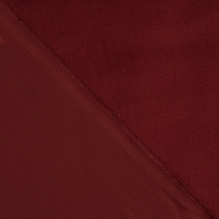 Feincord aus Baumwollstoff, dunkelrot - Ribes y Casals