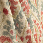 Canvas im Leinenstoff-Look, Damast-Muster, Ethnomuster, Terrakotta - Ribes y Casals
