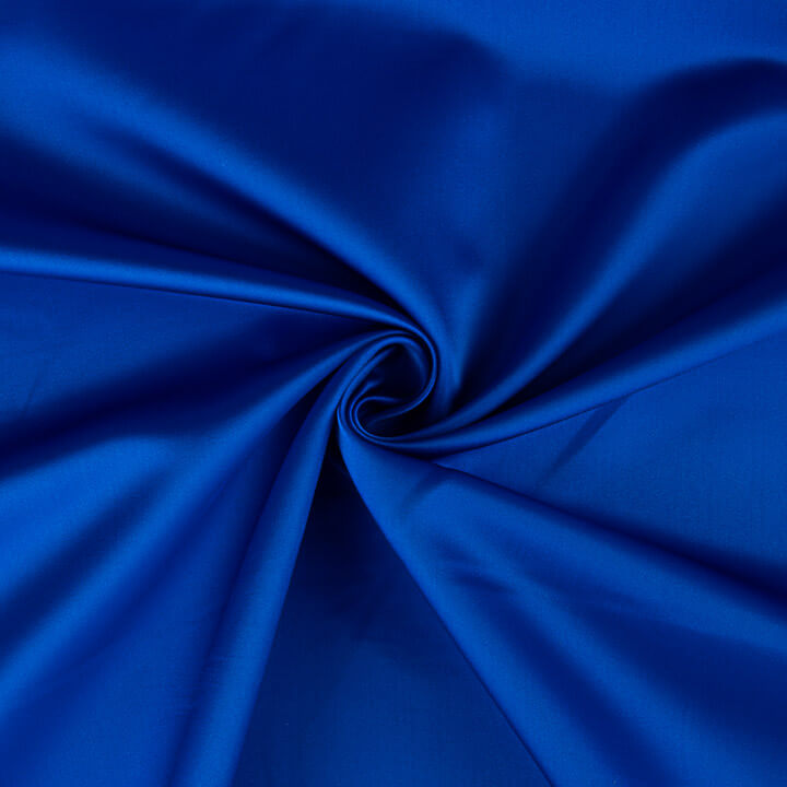 Blauer Mikado-Satin - Ribes y Casals