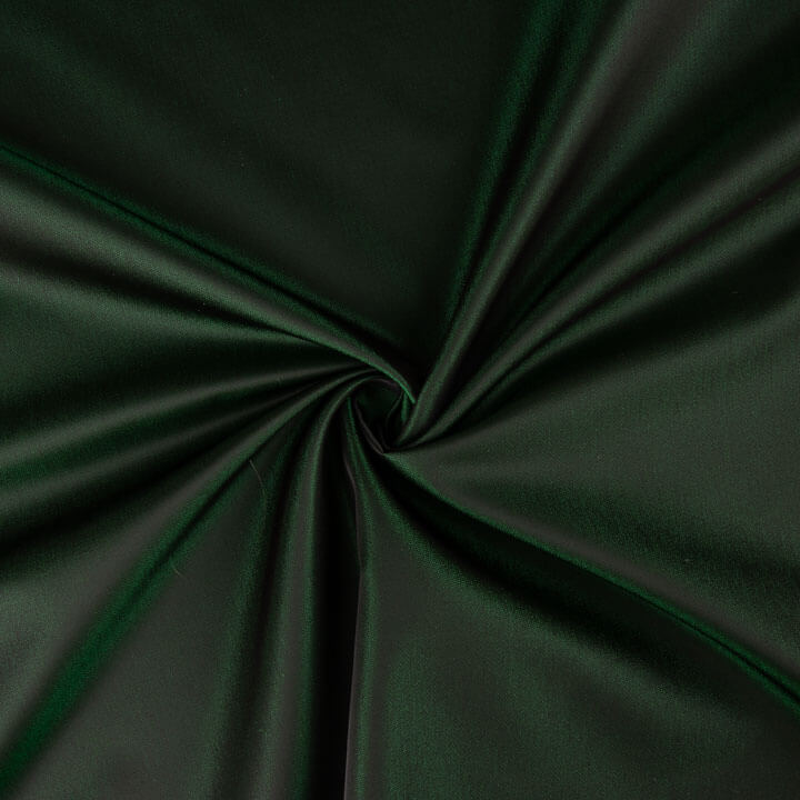 Wendbarer Mikado-Satin in Grün und Schwarz mit Farbwechsel - Ribes y Casals