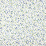 Mini Blume Baumwolle Musselin Blau - Ribes y Casals
