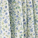 Mini Blume Baumwolle Musselin Blau - Ribes y Casals