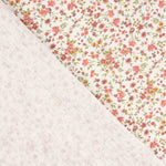 Baumwoll-Musselin-Stoffrest mit Mini-Rosenmuster – verschiedene Maße x 150 cm breit - Ribes y Casals