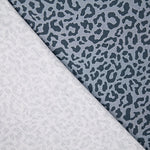 Bedrucktes Perkal „Nairobi“ in Marineblau und Grau mit Maritim-Muster - Ribes y Casals