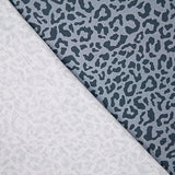 Bedrucktes Perkal „Nairobi“ in Marineblau und Grau mit Maritim-Muster - Ribes y Casals
