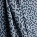 Bedrucktes Perkal „Nairobi“ in Marineblau und Grau mit Maritim-Muster - Ribes y Casals