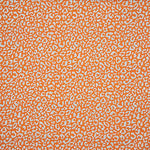 Bedrucktes Perkal „Nairobi“ in Orange und Hellblau - Ribes y Casals