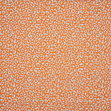 Bedrucktes Perkal „Nairobi“ in Orange und Hellblau - Ribes y Casals