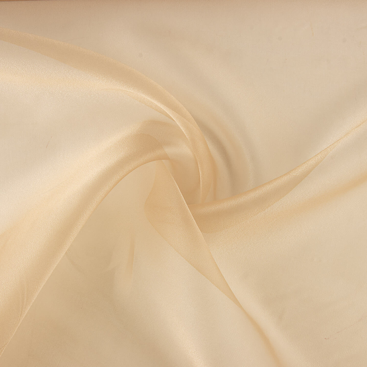 Beigefarbener Polyester-Organza - Ribes y Casals