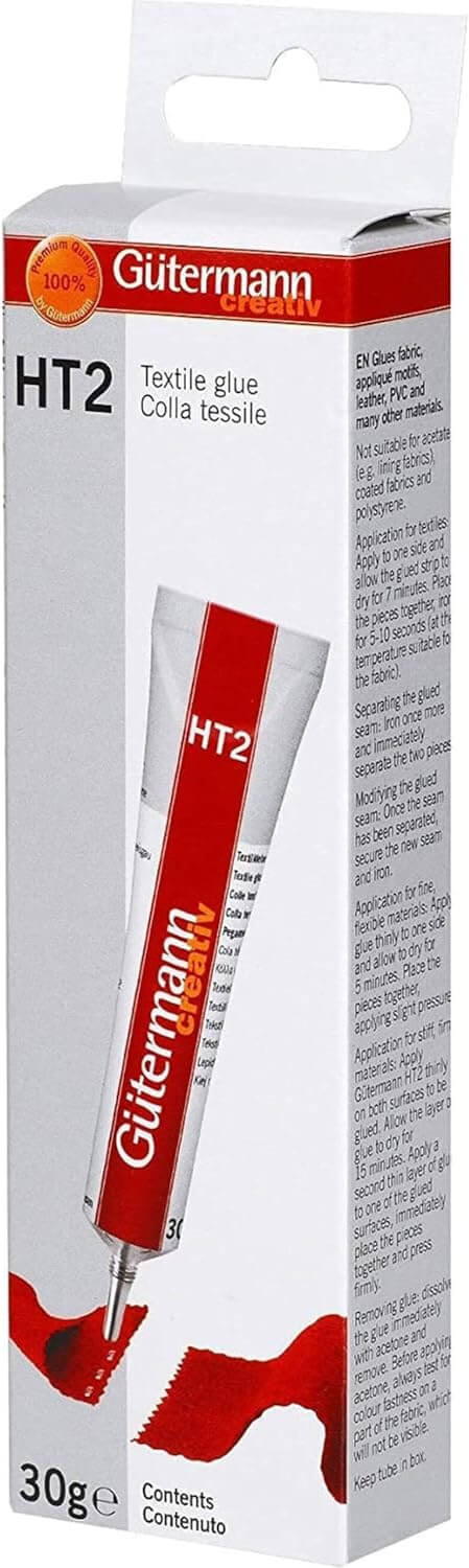 Gütermann HT2 Textilkleber – 30 g Tube - Ribes y Casals