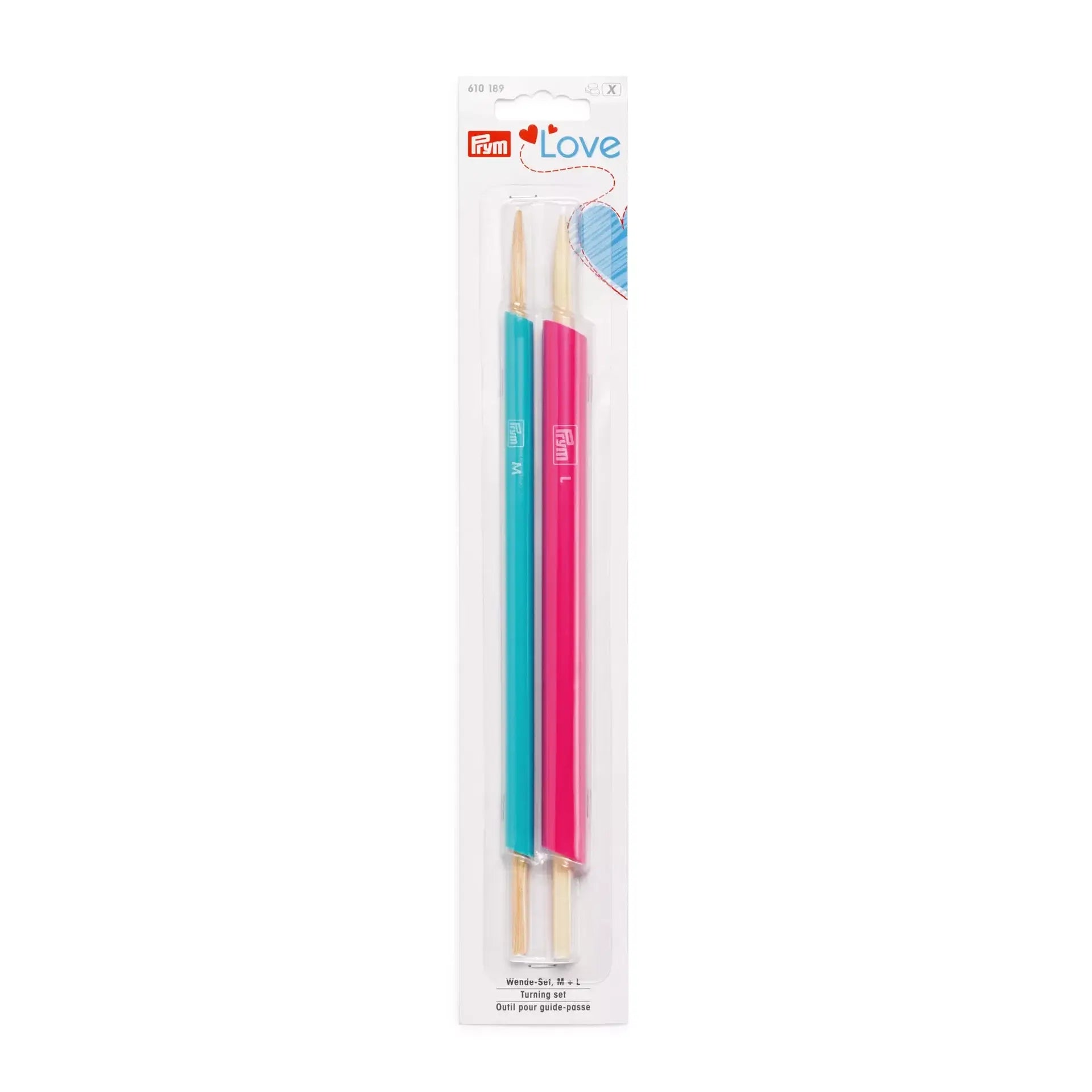 Prym Love M + L Schlauchwende-Set – Schrägband- und Henkelwender - Ribes y Casals
