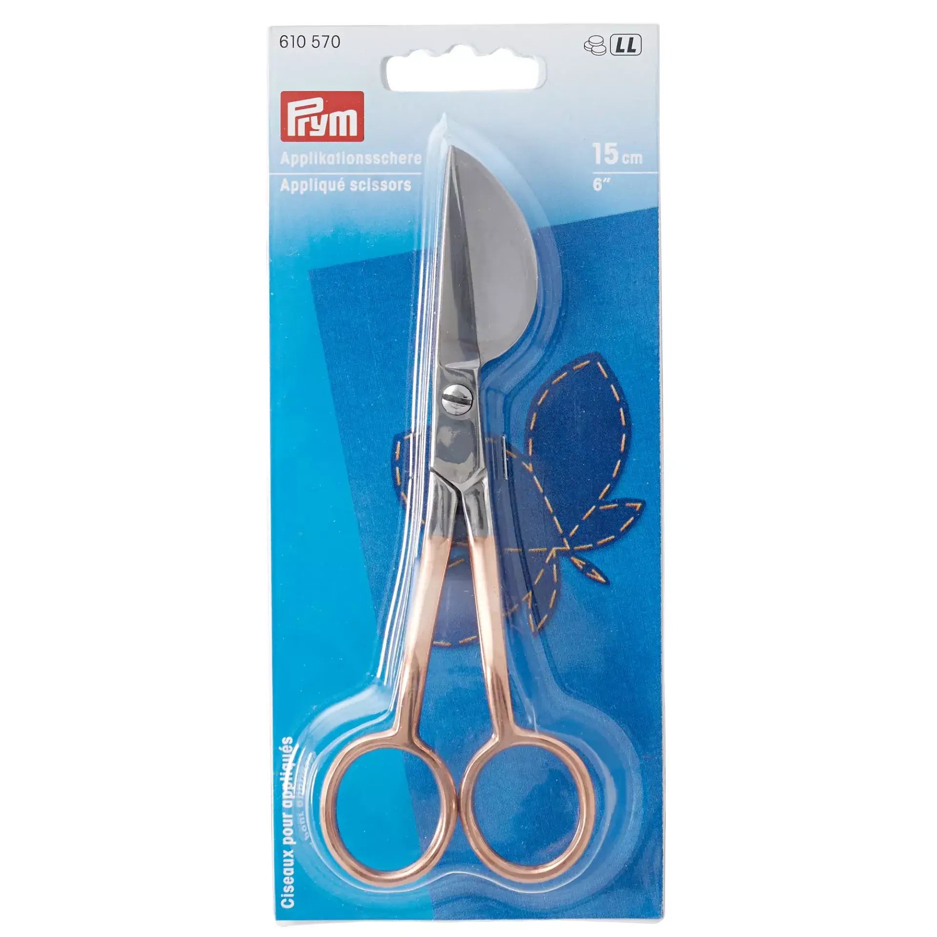 Prym Applikationsschere 15 cm Roségold - Ribes y Casals