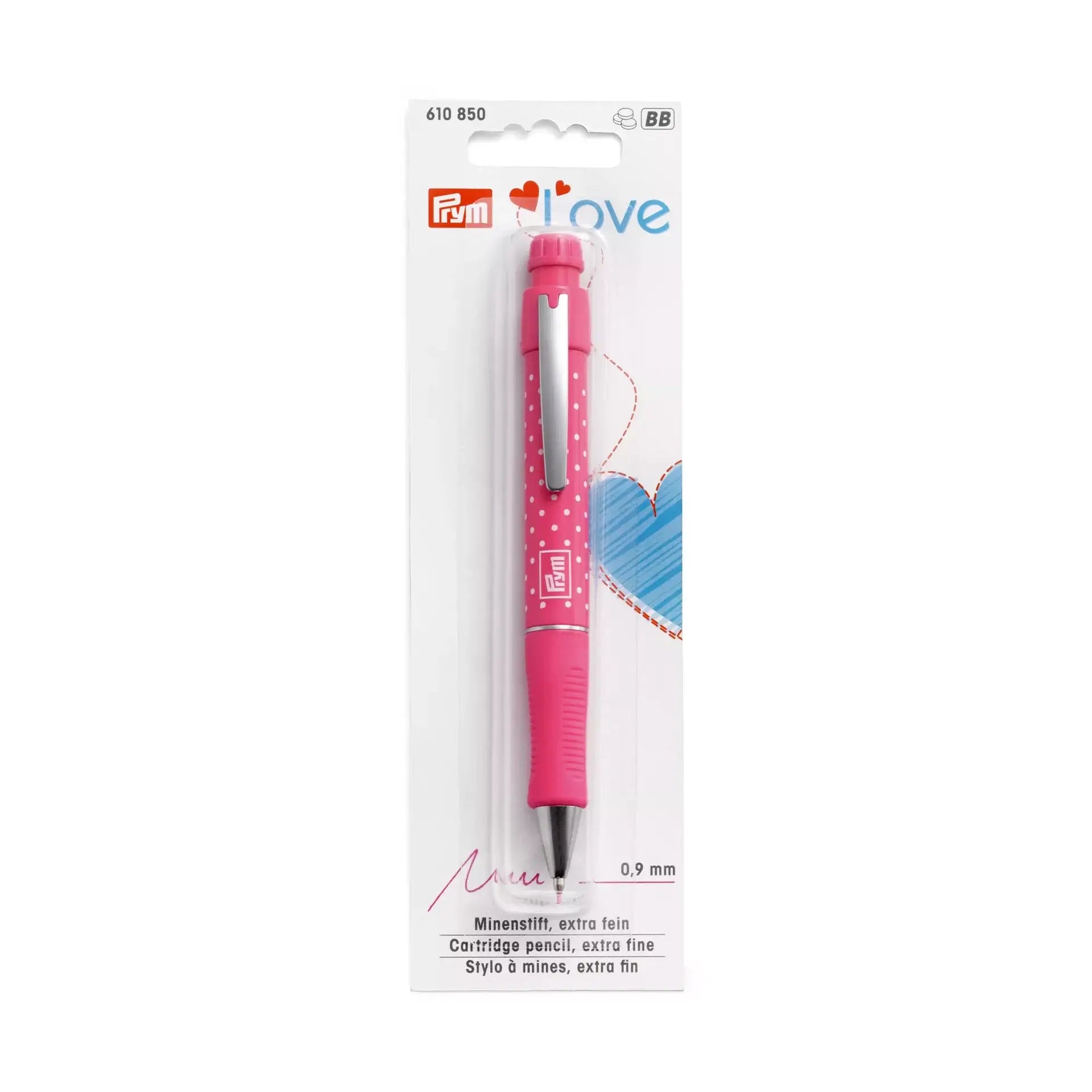 Prym Love Markierungsstift mit Mine in Fuchsia - Ribes y Casals
