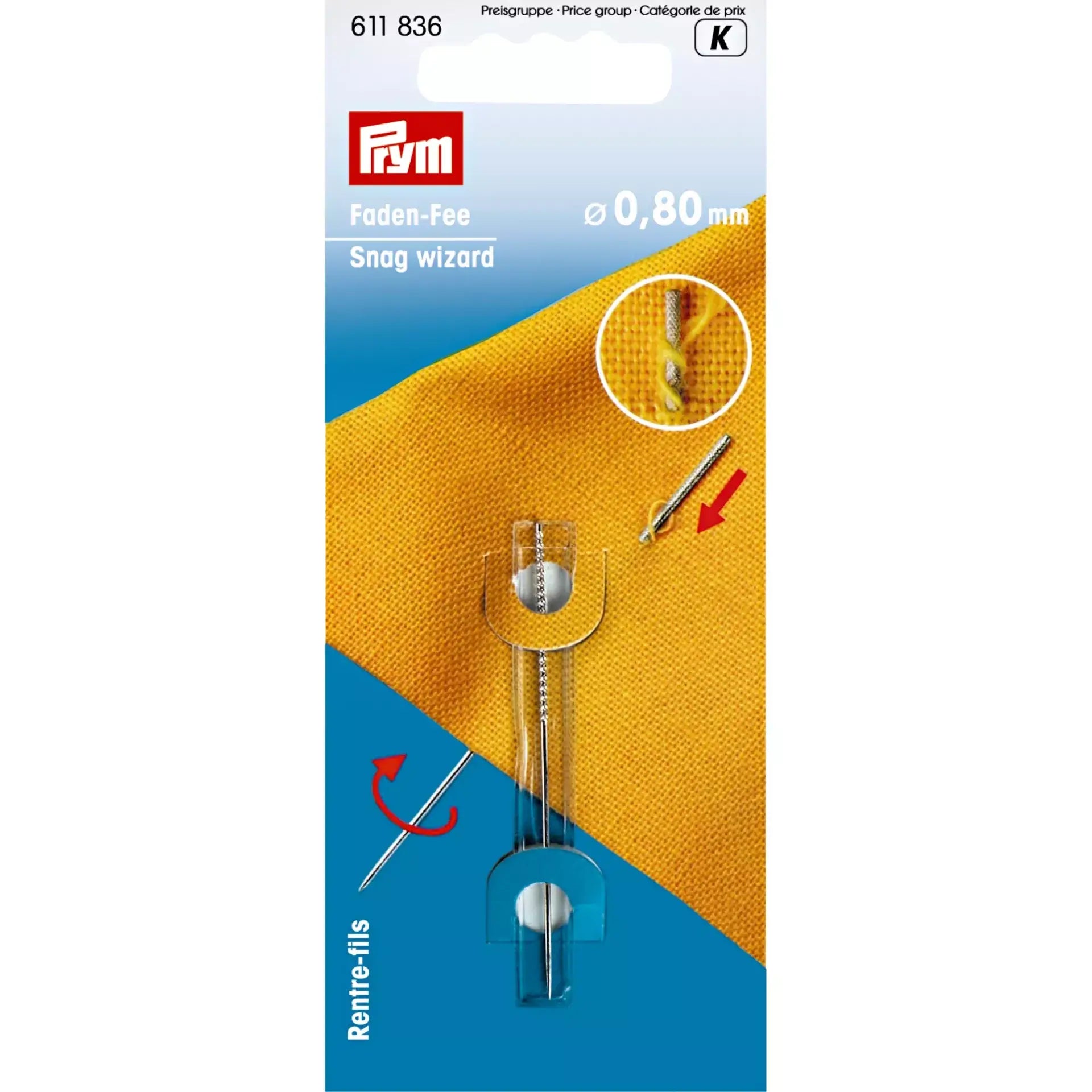 Prym Magic Needle 0,8 mm – Unsichtbare Reparatur - Ribes y Casals