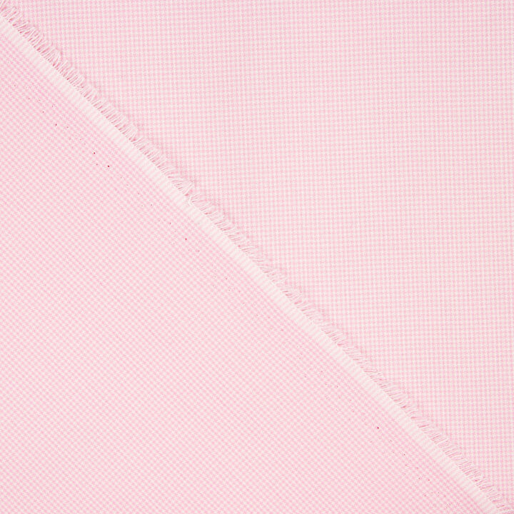 Perkal mit Vichy-Karos, Mini, Rosa - Ribes y Casals