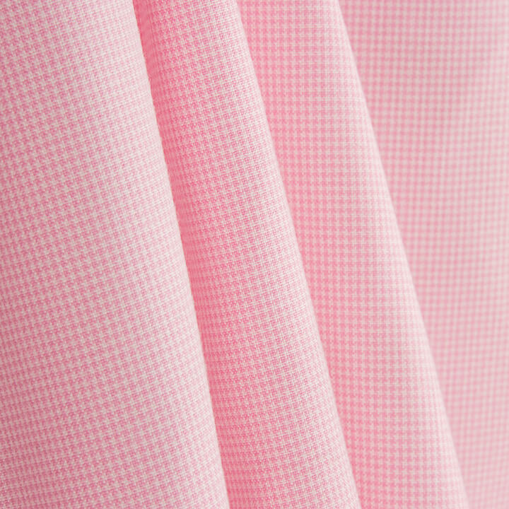 Perkal mit Vichy-Karos, Mini, Rosa - Ribes y Casals