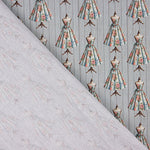 Bedruckter Couture-Perkal, grau - Ribes y Casals
