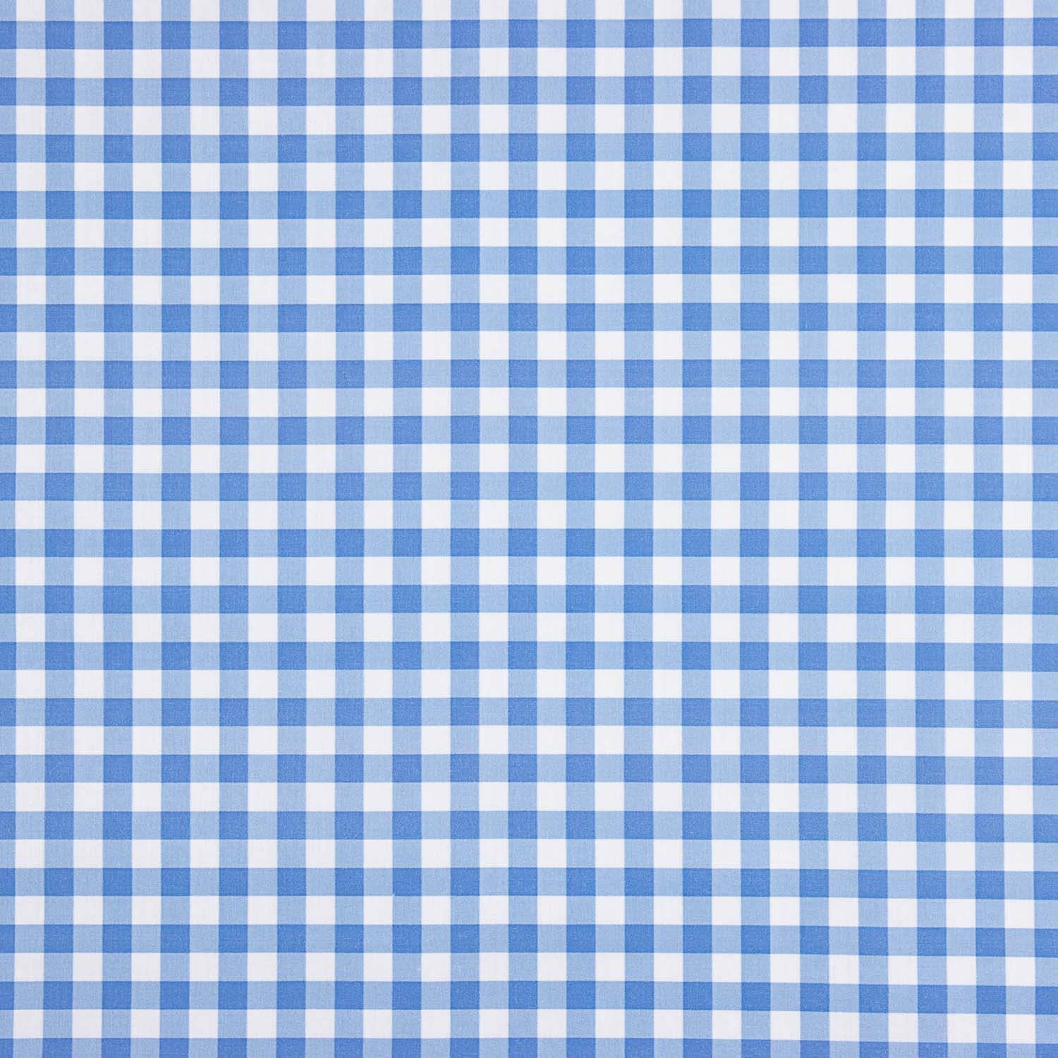 Perkal Gedruckte Quadrate Medium Blau - Ribes y Casals