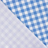 Perkal Gedruckte Quadrate Medium Blau - Ribes y Casals