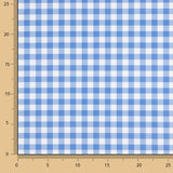 Perkal Gedruckte Quadrate Medium Blau - Ribes y Casals