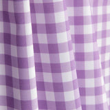 Perkal Gedrucktes Plaid Medium Mauve - Ribes y Casals