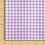 Perkal Gedrucktes Plaid Medium Mauve - Ribes y Casals