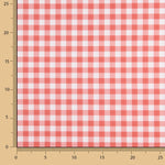 Perkal Gedruckte Quadrate Medium Rot - Ribes y Casals