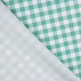 Perkal Gedruckte Quadrate Medium Grün - Ribes y Casals