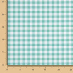 Perkal Gedruckte Quadrate Medium Grün - Ribes y Casals