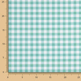 Perkal Gedruckte Quadrate Medium Grün - Ribes y Casals