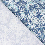 Bedrucktes Perkal „Coralia Azul“ - Ribes y Casals