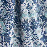 Bedrucktes Perkal „Coralia Azul“ - Ribes y Casals