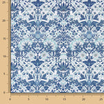 Bedrucktes Perkal „Coralia Azul“ - Ribes y Casals