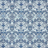 Bedrucktes Perkal „Coralia Azul“ - Ribes y Casals