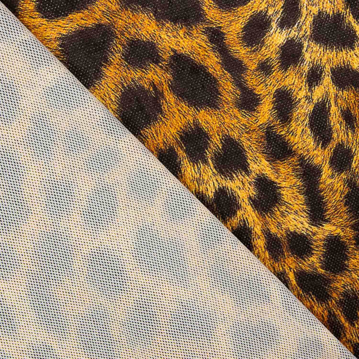 Leopard Samt gestrickt Leopard 110 x 140 cm - Ribes y Casals