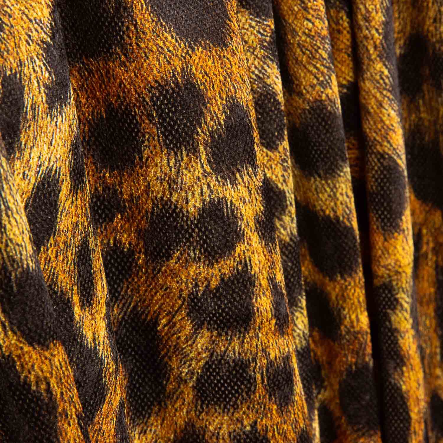 Leopard Samt gestrickt Leopard 110 x 140 cm - Ribes y Casals
