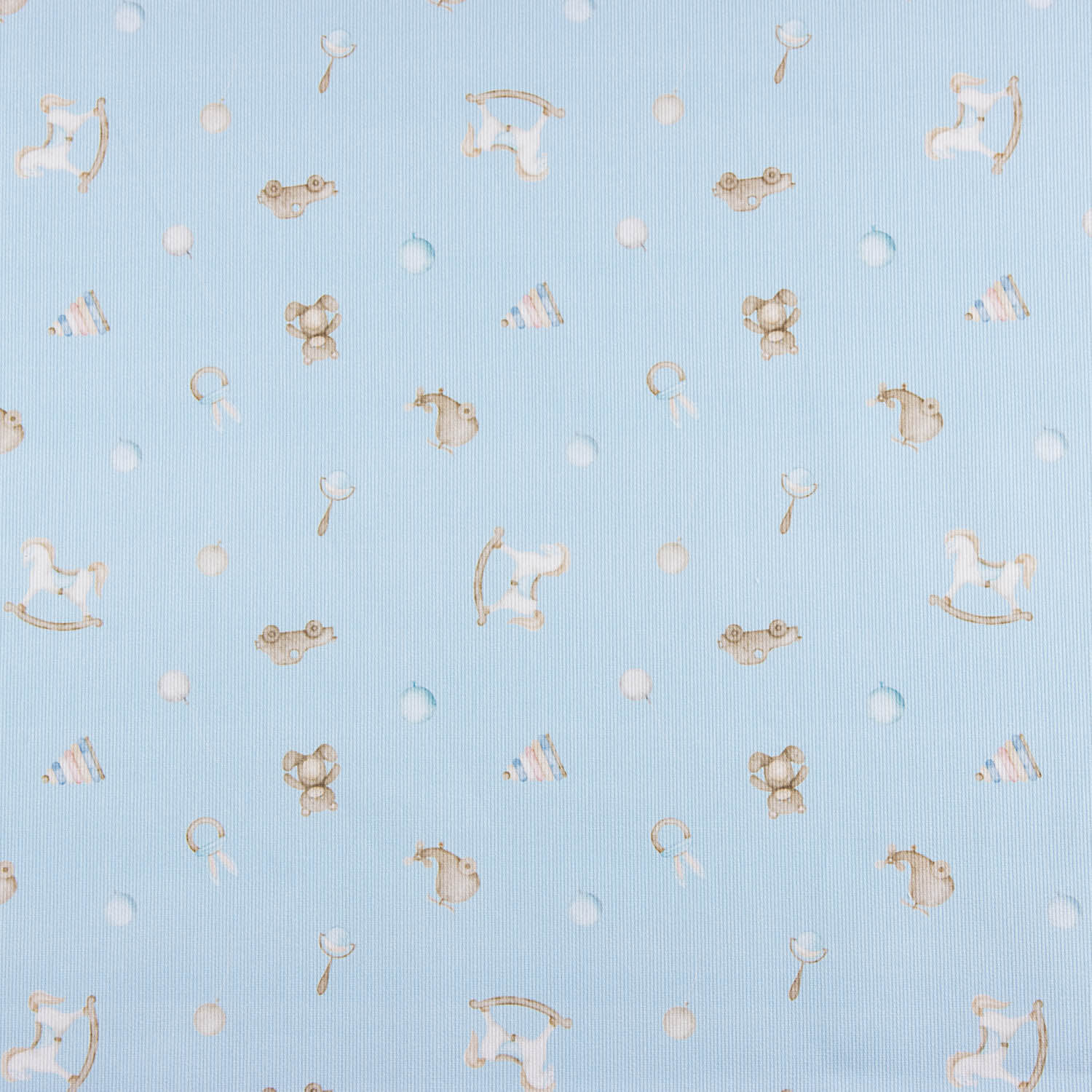 Baby Blau Baumwolle Babyspielzeug Pique Himmelblau - Ribes y Casals
