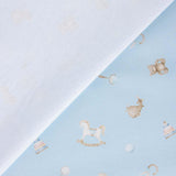 Baby Blau Baumwolle Babyspielzeug Pique Himmelblau - Ribes y Casals