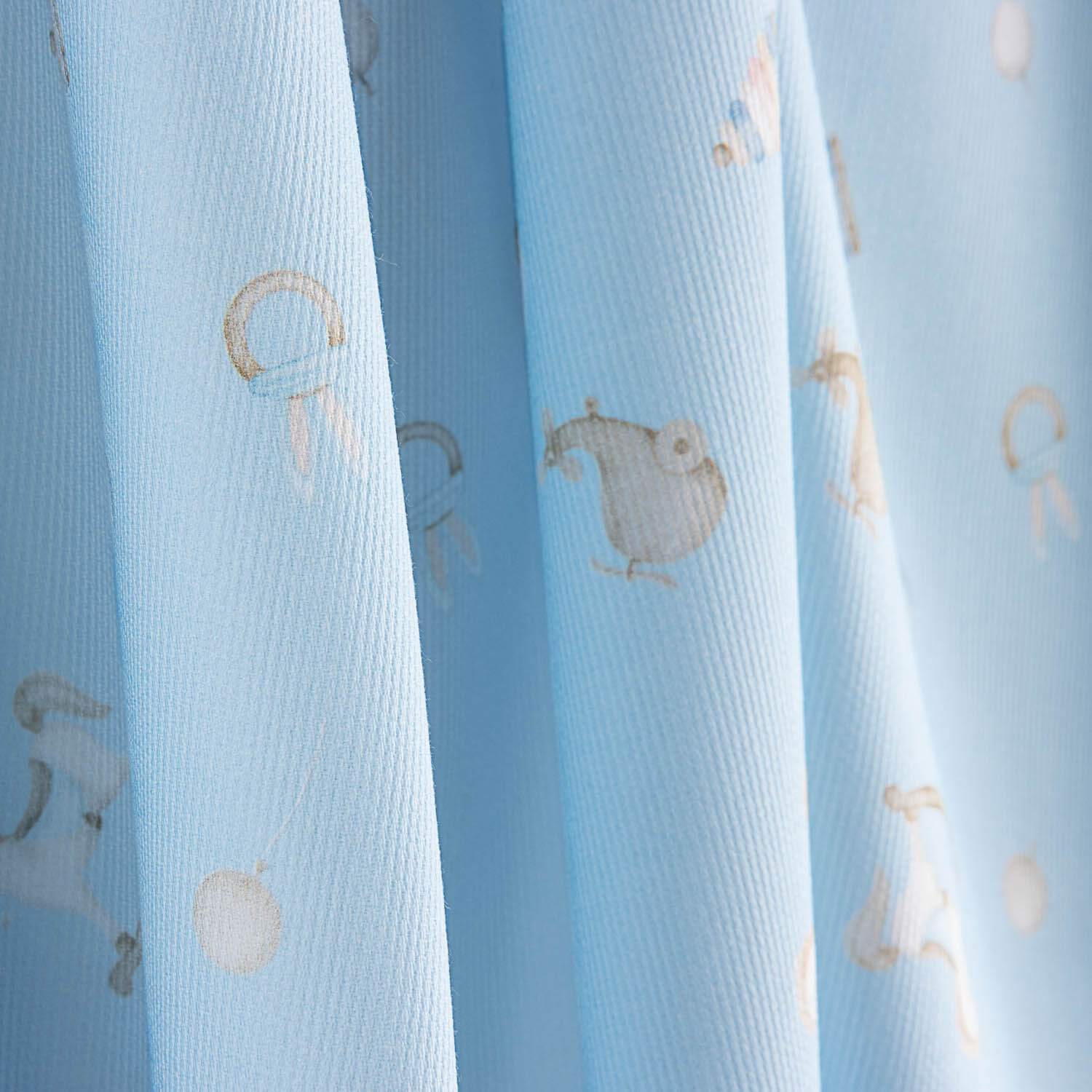 Baby Blau Baumwolle Babyspielzeug Pique Himmelblau - Ribes y Casals