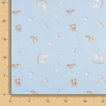 Baby Blau Baumwolle Babyspielzeug Pique Himmelblau - Ribes y Casals
