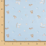 Baby Blau Baumwolle Babyspielzeug Pique Himmelblau - Ribes y Casals