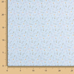 Pique Baumwolle Wild Branches Blau - Ribes y Casals