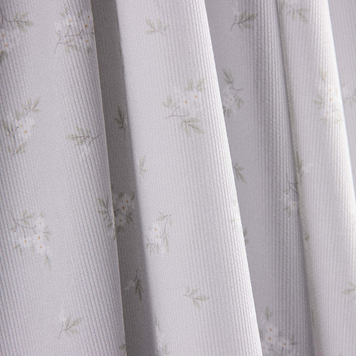 Piqué Baumwolle Mini Twigs Grau - Ribes y Casals